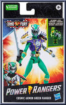 Cosmic Armor Green Ranger from Power Rangers Dino Fury - Basic Series manufactured by Hasbro [Front]