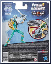 Green Ranger from Power Rangers Dino Fury - Basic Series manufactured by Hasbro [Back]