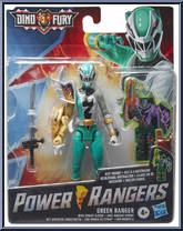 Green Ranger from Power Rangers Dino Fury - Basic Series manufactured by Hasbro [Front]