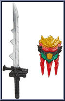 Spiral Strike Red Ranger from Power Rangers Dino Fury - Basic Series manufactured by Hasbro [Loose]
