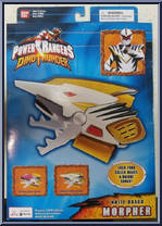 White Drago Morpher from Power Rangers Dino Thunder - Role Play manufactured by Bandai [Front]