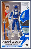 Mighty Morphin Blue Ranger from Power Rangers Lightning Collection - Mighty Morphin manufactured by Hasbro [Front]