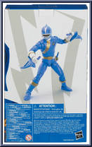 Wild Force Blue Ranger from Power Rangers Lightning Collection - Wild Force manufactured by Hasbro [Back]