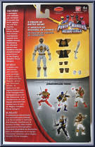 Armored Mighty Morphin White Ranger from Power Rangers Megaforce - Armored manufactured by Bandai [Back]