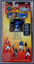 Battle Morphin Blue Ranger from Power Rangers Megaforce - Morphin manufactured by Bandai [Back]