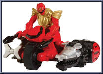 Ultra Red Ranger Zord Vehicle from Power Rangers Megaforce - Vehicles manufactured by Bandai [Loose]
