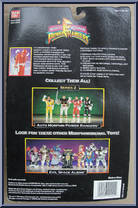 Red Ranger (Rocky) from Power Rangers Mighty Morphin - Auto Morphin - Series 2 manufactured by Bandai [Back]
