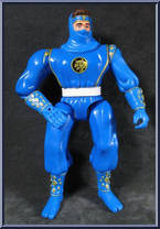 Blue Ninja Ranger (Disc Firing) from Power Rangers Mighty Morphin - Ninja Rangers manufactured by Bandai [Loose]