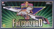 White Ranger's Deluxe FalconZord from Power Rangers Mighty Morphin - Zords manufactured by Bandai [Front]
