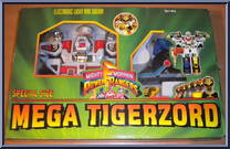 Mega TigerZord from Power Rangers Mighty Morphin - Zords manufactured by Bandai [Front]
