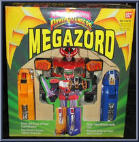 MegaZord from Power Rangers Mighty Morphin - Zords manufactured by Bandai [Front]