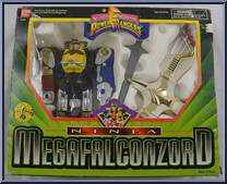 Ninja MegafalconZord from Power Rangers Mighty Morphin - Zords manufactured by Bandai [Front]