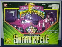 Pink Ranger from Power Rangers Mighty Morphin - Shark Cycles manufactured by Bandai [Front]