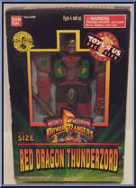 Red Dragon ThunderZord from Power Rangers Mighty Morphin - Zords manufactured by Bandai [Front]