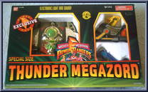 Thunder MegaZord (Power Pack) from Power Rangers Mighty Morphin - Zords manufactured by Bandai [Front]