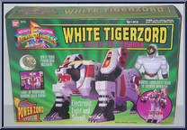 White TigerZord from Power Rangers Mighty Morphin - Zords manufactured by Bandai [Front]