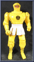 Yellow Ninja Ranger (Kick Action) from Power Rangers Mighty Morphin - Ninja Rangers manufactured by Bandai [Loose]