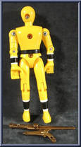 Yellow Ranger from Power Rangers Mighty Morphin - Alien Rangers manufactured by Bandai [Loose]