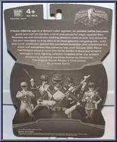 Red Ranger from Power Rangers Mighty Morphin - 2010 - Basic Series manufactured by Bandai [Back]