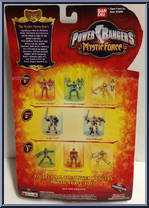 Green Crystal Action Power Ranger from Power Rangers Mystic Force - Basic Series manufactured by Bandai [Back]