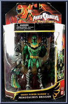 Green Power Ranger to Minotaurus Dragon Action Figure
