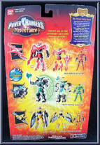 Legendary Battlized Green Power Ranger from Power Rangers Mystic Force - Battilized manufactured by Bandai [Back]