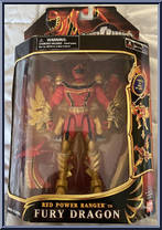 Red Power Ranger to Fury Dragon Action Figure