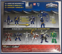 Armored Blue Ranger from Power Rangers Ninja Steel - Armored manufactured by Bandai [Back]