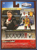 Training Mode Red Ranger from Power Rangers Ninja Steel - Training Mode manufactured by Bandai [Back]