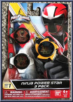 Element Star Water Mode Pack from Power Rangers Ninja Steel - Ninja Power Stars - Series 1 manufactured by Bandai [Front]