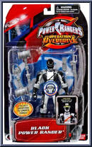 Black Power Ranger from Power Rangers Operation Overdrive - Basic Series manufactured by Bandai [Front]