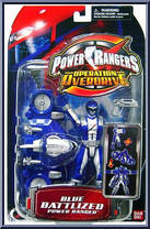 Blue Battlized Power Ranger Action Figure