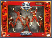 Epic Red Rangers Set 2 from Power Rangers Operation Overdrive - 15th Anniversary manufactured by Bandai [Front]