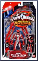 Red Battlized Power Ranger Action Figure