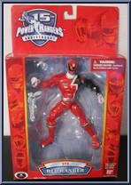 SPD Red Ranger from Power Rangers Operation Overdrive - 15th Anniversary manufactured by Bandai [Front]
