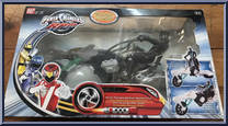 Racing Performance Ranger Black Cycle Action Figure