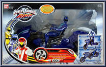 Racing Performance Ranger Blue Cycle Action Figure
