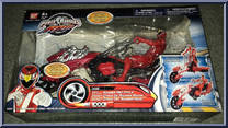 Racing Performance Ranger Red Cycle Action Figure