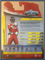 In Space Red Ranger Action Hero from Power Rangers Super Megaforce - Action Heroes manufactured by Bandai [Back]