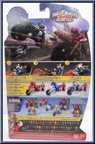 Turbo Cycle and Silver Ranger from Power Rangers Super Megaforce - Cycles manufactured by Bandai [Back]