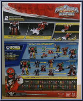 Turbo Falcon Megazord from Power Rangers Super Megaforce - Megazords manufactured by Bandai [Back]