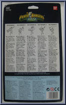 Gold Ranger (Staff Whirling) from Power Rangers Zeo - Rangers manufactured by Bandai [Back]