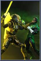 Green Lantern vs Predator Action Figure