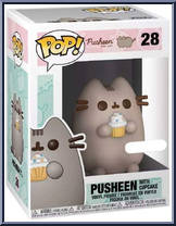 Pusheen (with Cupcake) from Pusheen the Cat - Pop! Vinyl Figures manufactured by Funko [Front]