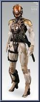 Raiden from Real Action Heroes - Metal Gear Solid 4 manufactured by Medicom [Loose]