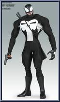 Venom as the Punisher from Real Action Heroes - Marvel manufactured by Medicom [Loose]