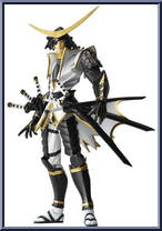Sengoku Basara - Date Masamune (White) from Revoltech - Limited Editions manufactured by Kaiyodo [Loose]