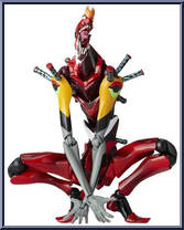 Evangelion - EVA-02 The Beast from Revoltech - Basic Series manufactured by Kaiyodo [Loose]