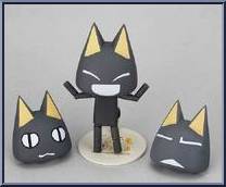Doko Demo Issyo - Kuro (New Face) from Revoltech - Limited Editions manufactured by Kaiyodo [Loose]