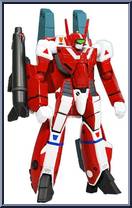 Macross - Super Valkyrie VF-1J (Red) from Revoltech - Limited Editions manufactured by Kaiyodo [Loose]
